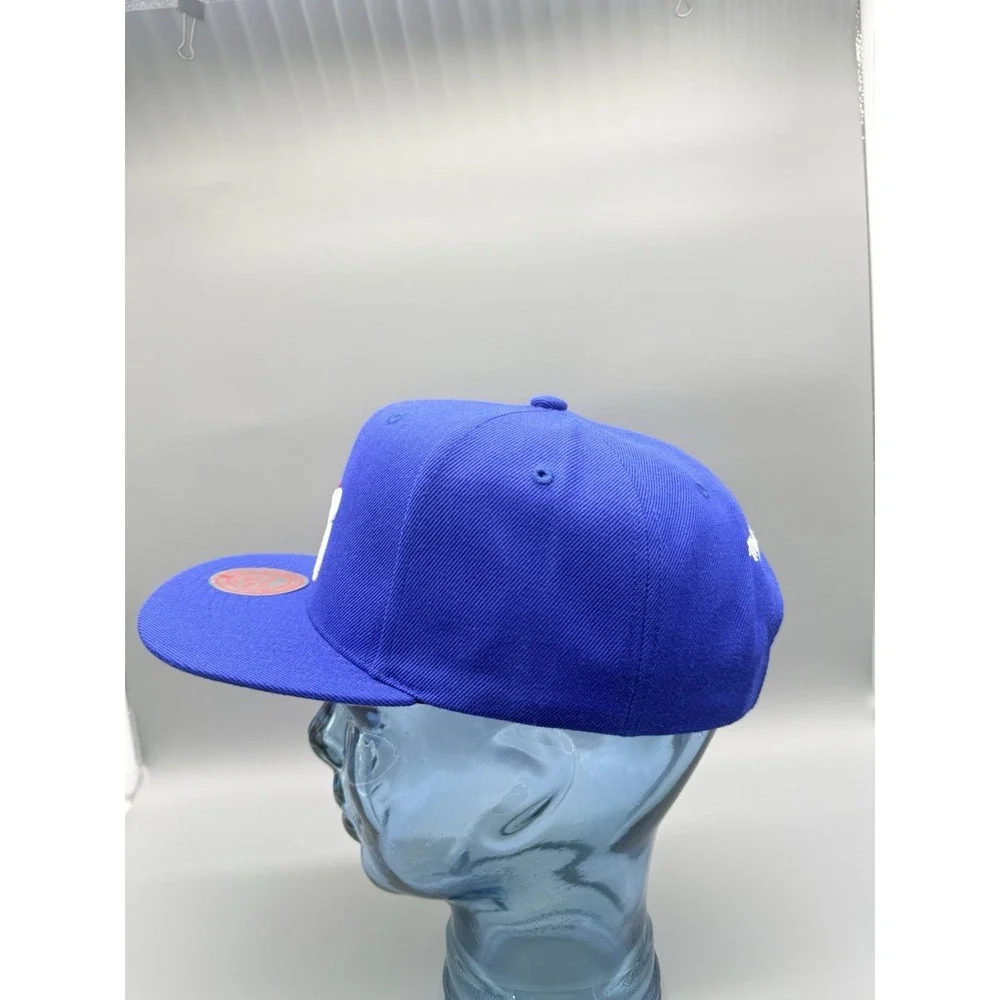 Mitchell &‎ Ness Philadelphia 76ers Team Ground 2.0 Blue Snapback Hat One Size